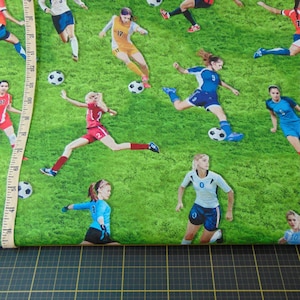 Kanvas. World Cup. Women's Soccer Field Green