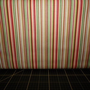 Northcott. Morning Blossom. Barcode Stripe White