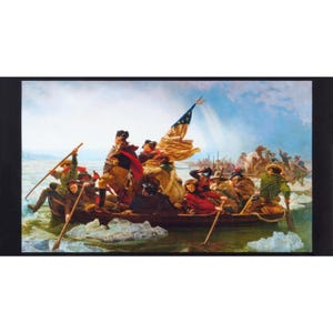 Robert Kaufman. Patriots. Washington Crossing Delaware Panel 2/3 yd DIGITALLY PRINTED