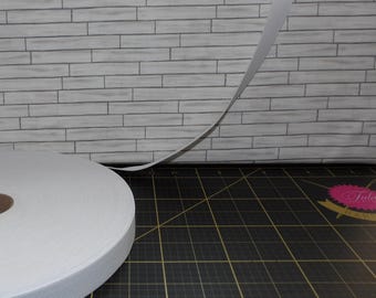 Poly Knit Elastic White