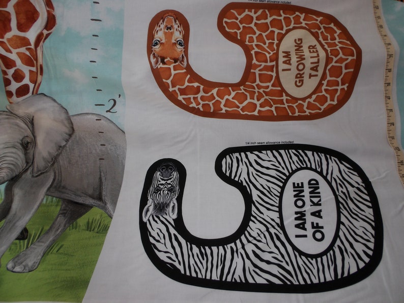 Northcott. Baby Safari. Growth Chart Panel Full Yard DIGITALLY Etsy