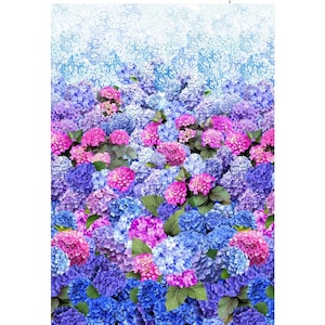 Michael Miller. Hydrangea Dreams. Spring Dream Single Border Multi