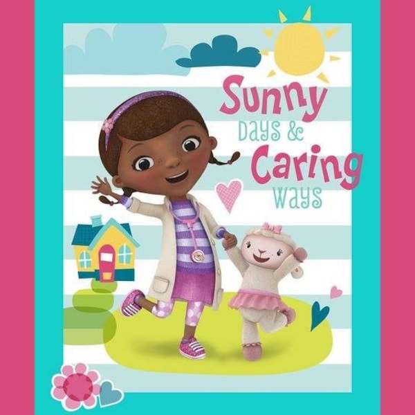 Springs Creative Doc McStuffins Sunny Days & Caring Ways Panel Full Yard