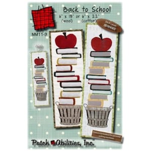 Back to School Miniature Quilt Pattern - Preis beinhaltet Versand