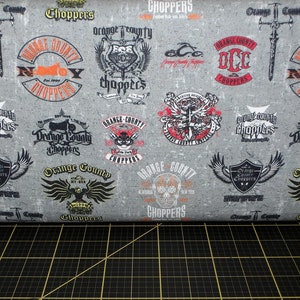 Michael Miller. Orange County Choppers. OCC Graphic Allover Gray