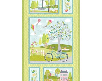 Benartex. Sunday Ride Panel 2/3 yd