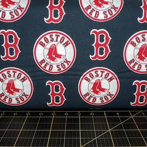 Fabric Traditions. MLB Boston Red Sox Navy 58/60 wide