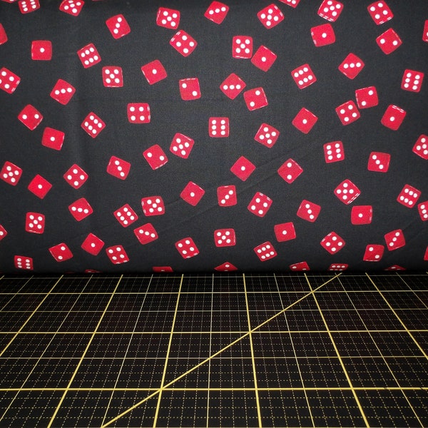 QT Fabrics. This & That VI. Dice Black