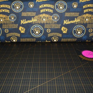 Fabric Traditions. MLB Milwaukee Brewers Stadium 44/45 wide