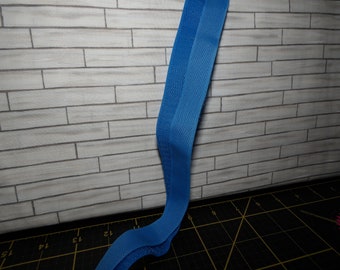 Medium Blue Hook & Loop Velcro 3/4 inch - Made in France