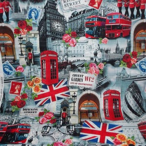 Michael Miller. Città di Londra. Cambio della guardia Multi DIGITAL PRINT