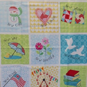 Windham Fabrics. Shop Hop. Panel 2/3 yd