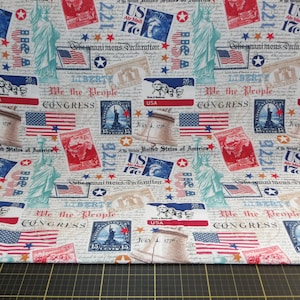 Windham Fabrics. We The People. Liberty Tan DIGITALLY PRINTED