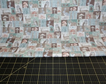 Blank Quilting. Jaded Forest. Patchwork Tan - Designed by Anna Bailey