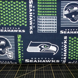 Fabric Traditions. NFL Seattle Seahawks Patch 56/58 inches wide