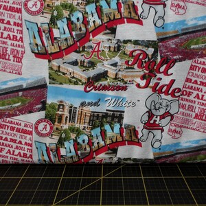 Sykel Enterprises. Karmozijnrode getijdenkaart NCAA Alabama, Alabama