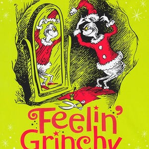 Robert Kaufman. How The Grinch Stole Christmas. Grinch Holiday Panel 2/3 yd