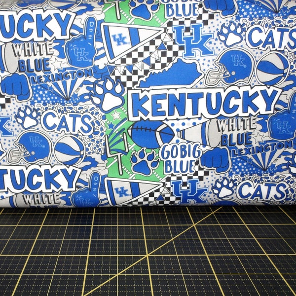 Sykel Enterprises. NCAA Kentucky Wildcats Pop Art Digitally Printed