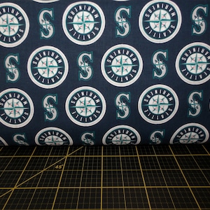 Fabric Traditions. MLB Seattle Mariners 56/58 inches wide