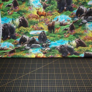Oasis Fabrics. Wilderness. Animal Scenic DIGITAL PRINT