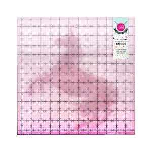 Tula Pink 12 1/2in Square Template with Unicorn - Tula Pink Pinkerville Design Ruler