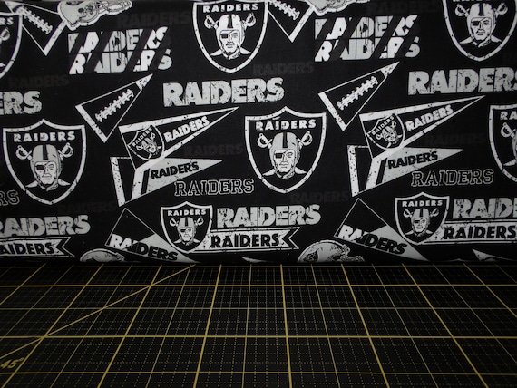 Fabric Traditions. NFL Las Vegas Raiders Retro 58/60 wide
