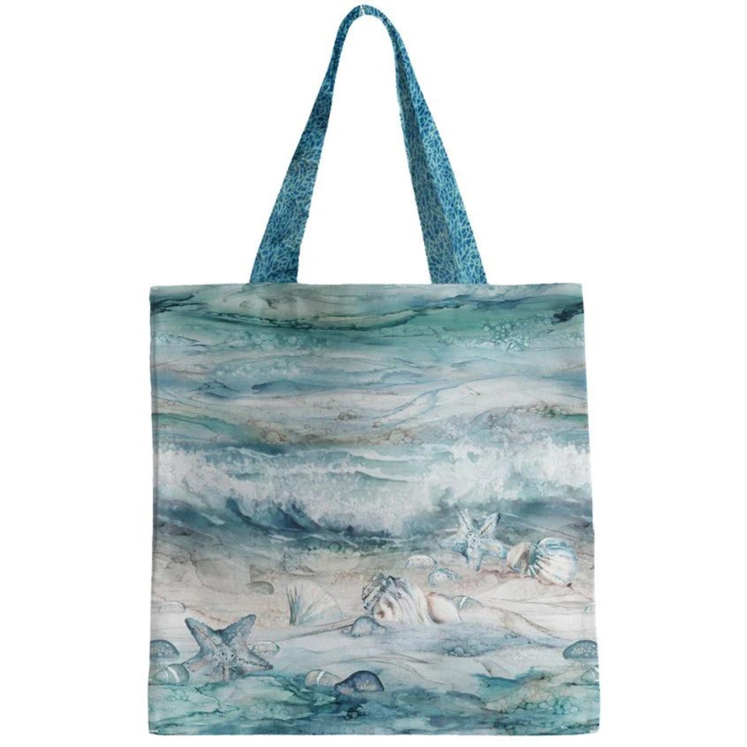 Sea Canvas Tote Bag Panel 2/3 Yd
