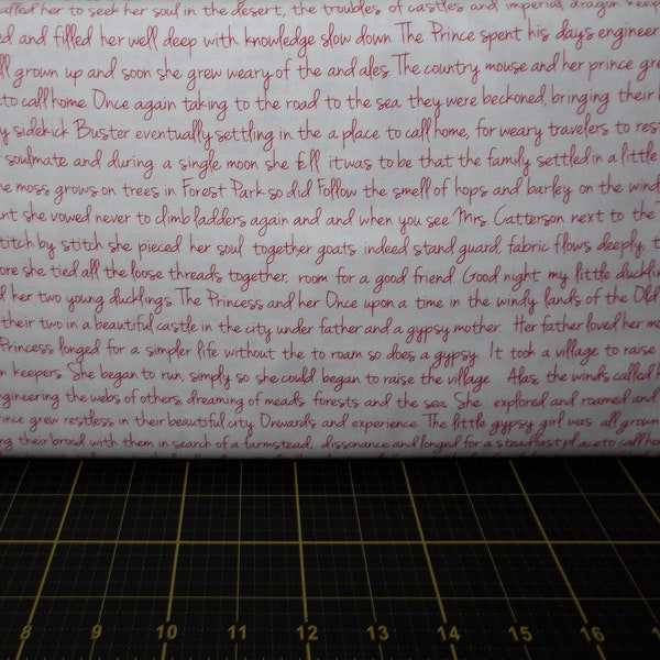 Michael Miller. Brambleberry Ridge. Memoir Red - out of print Violet Craft fabric