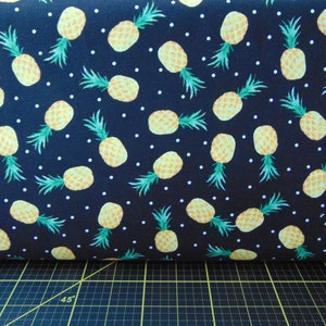 Kanvas. Fun in the Sun. Pineapple Fun Black - Designed by Andi Metz