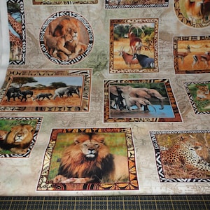 Michael Miller. Serengeti Plains. Wild Portraits Sand DIGITAL PRINT