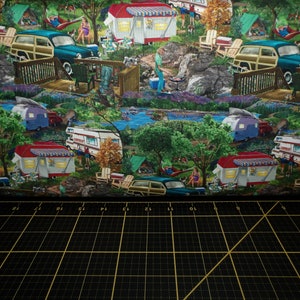 David Textiles. Mountain Camper DIGITALLY PRINTED