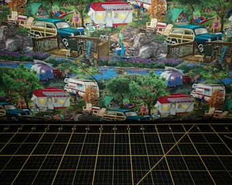 David Textiles. Mountain Camper DIGITALLY PRINTED