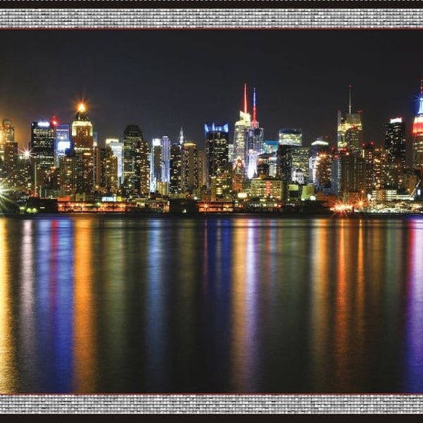 Quilting Treasures. Artworks VII. City Skyline Digital Panel 2/3 Yard Panel