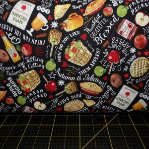 Timeless Treasures. Happy Harvest. Harvest Treats & Words DIGITALLY PRINTED