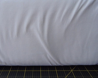 Stof France. White Solid 58 inch Wide KNIT