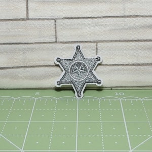 Western Star Badge Iron On Patch