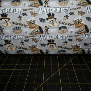 Sykel Enterprises. NCAA Wake Forest University Collegiate Mascot Digitally Printed 44/45 inches wide