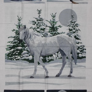 Andover. Winter Moons Digital 24&quot; Panel Light Blue -  Highly out of print Two Can Art panel