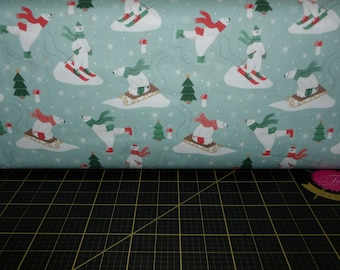 Paintbrush Studio. Polar Bear Lodge. Polar Bear Sledding Light Blue