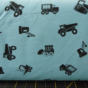 Stof Denmark. Avalana Construction Vehicles Sweater KNIT 58/60 inch
