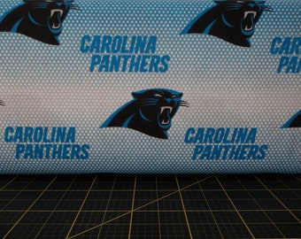 Fabric Traditions. NFL Carolina Panthers Blue/White 56/58 Inches Wide