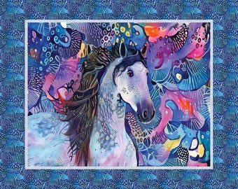 Batik Horse Painting | Etsy