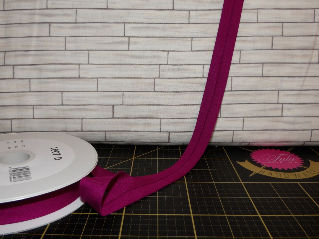 Jersey Knit Bias Tape 20mm Wine 180799 Made in France Etsy