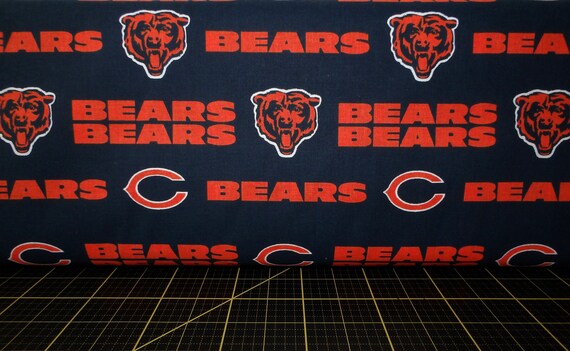 たぬき 希少 NFL Traditions. Fabric Chicago 58 - Orange/navy Logo Bears 在宅介護看護