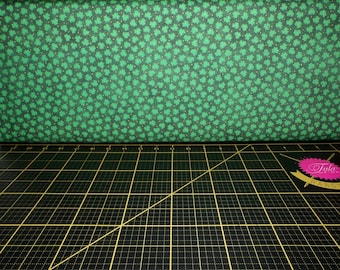QT Fabrics. St. Pat's & Cat's. Shamrocks Forrest - St. Patrick's Day Fabric