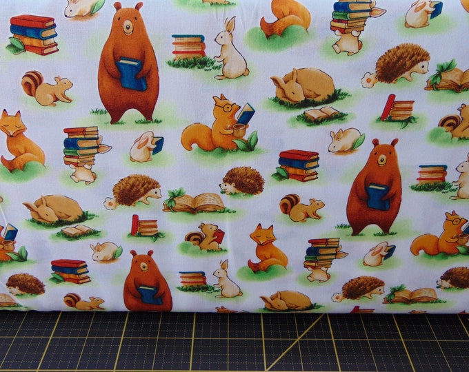 Paintbrush Studio. Forest Fables. Animals Reading White Etsy