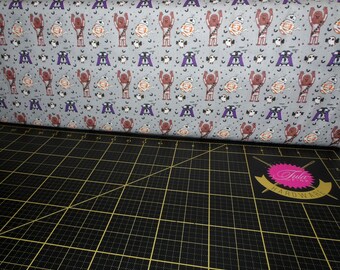 Camelot Fabrics. Character Halloween III. Rebel Costume Party Grey - Halloween Star Wars Fabric