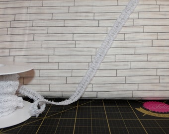 Lingerie & Headband Elastic, 18 mm White - Made in France