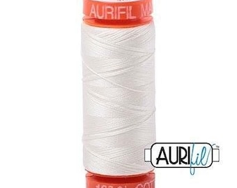 Aurifil. Chalk Cotton Mako Thread 50wt 200m Spool