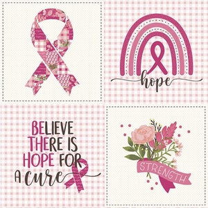 Riley Blake. Hope In Bloom. Panel White Full Yard DIGITALLY PRINTED